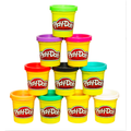 Play-Doh Modeling Compound 10-Pack Case of Assorted Colors, Non-Toxic 2 oz. Cans