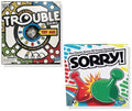Classic Trouble & Classic Sorry! Board Game Bundle